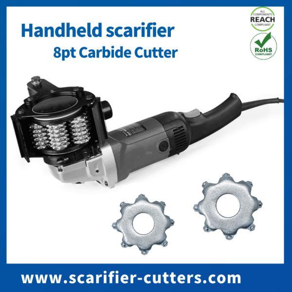 Buy cheap Handheld Concrete Metal Scarifier Planer 8pt Heads Cutters Complete Cages from wholesalers