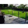 Buy cheap Outdoor Decking Stainless Steel Glass Railing Tempered Frosted Post Easy Installation from wholesalers