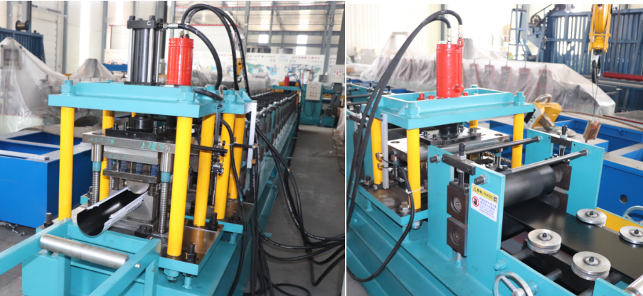 half round gutter machine