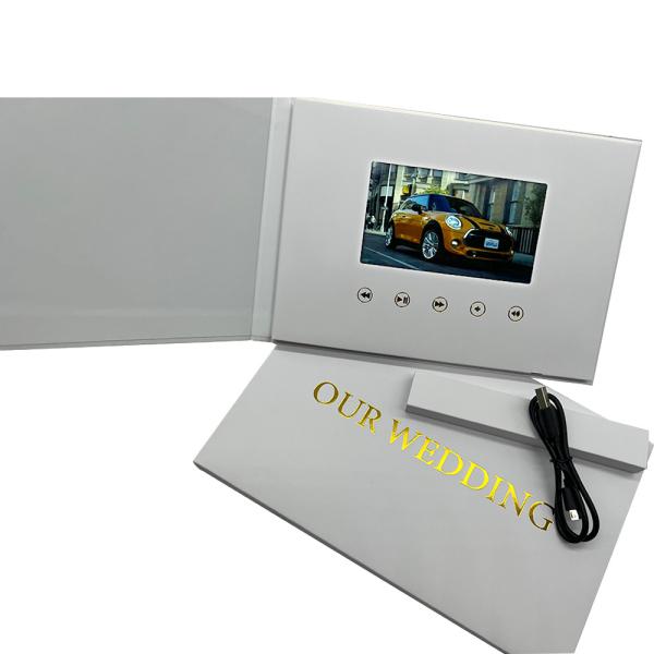 Buy cheap Custom 7 Inch IPS Video Book Wedding Video Brochure Wedding Video Album from wholesalers