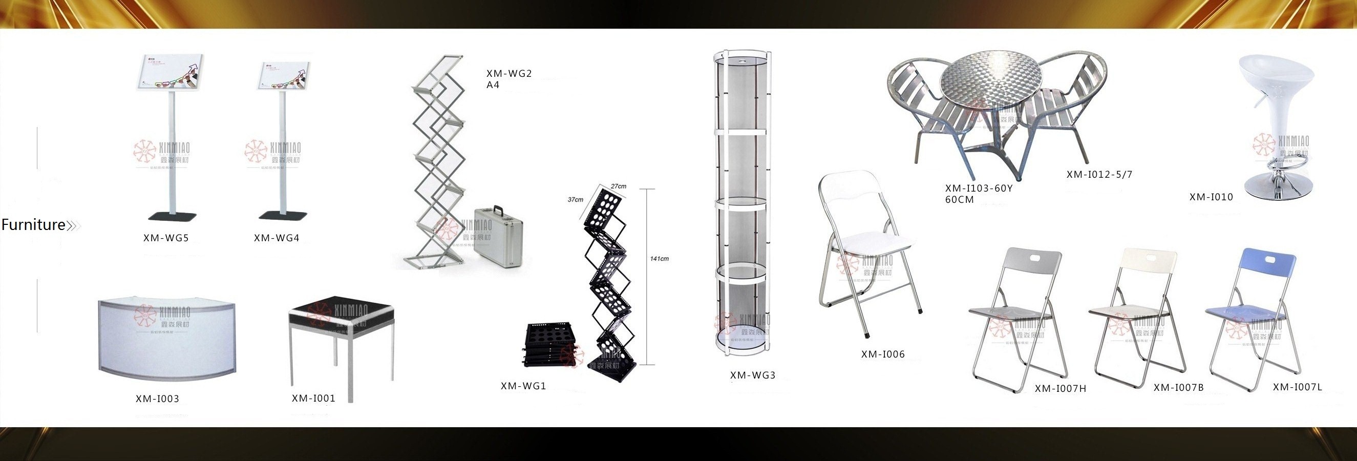 Aluminum Cyber Desk, Diameter 800MM/700MM/600MMX700MMH Exhibition booth event desk can be used outdoor