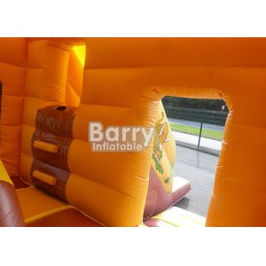 Buy cheap Western Theme Bouncy Jumping Castle / Inflatable Combo With Slide For Outdoor from wholesalers