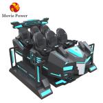 Fiberglass 9D VR Cinema 6 Seater VR Shooting Game Simulator Multiple Players