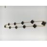 Buy cheap Vintage Style 10 Motifs 18K Gold Necklace With Onyx Van Cleef Arpels from wholesalers