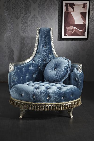Buy cheap 1000*850*1180 Antique Hotel Furniture Round Back Wedding Throne Chair Silver Frame from wholesalers