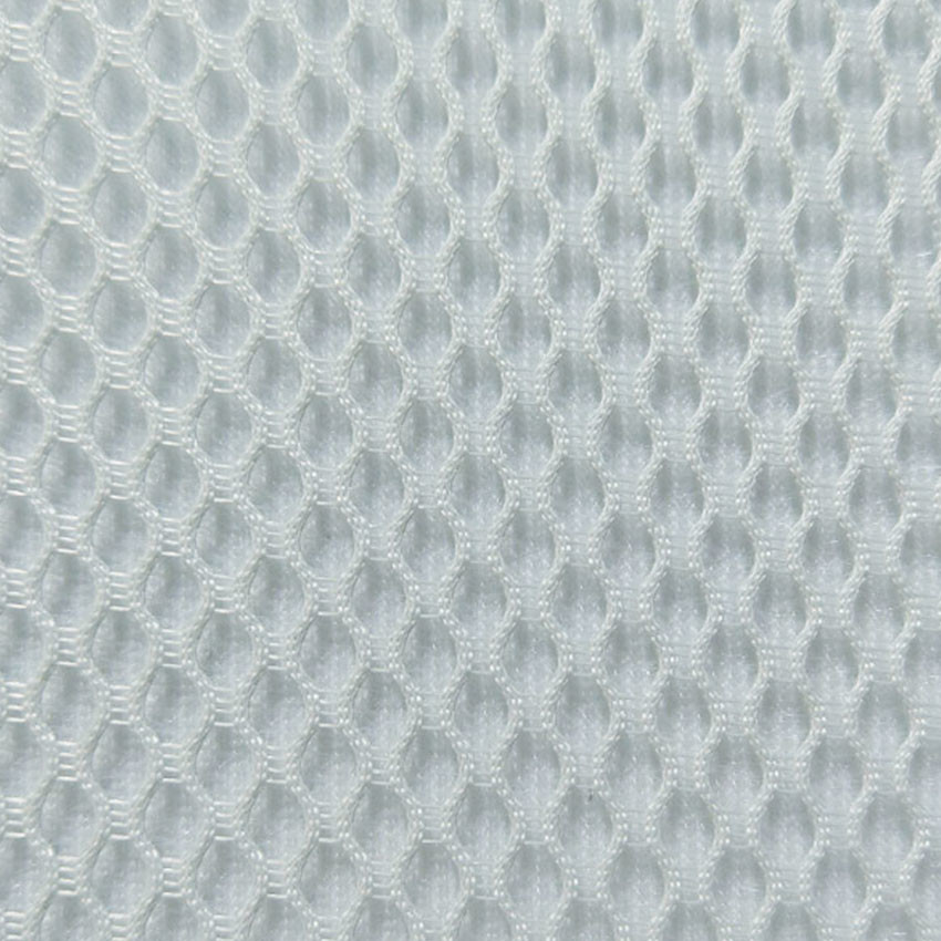 Knitted Breathable Spacer Mesh Fabric 100% Polyester Air Mesh Fabric 3mm