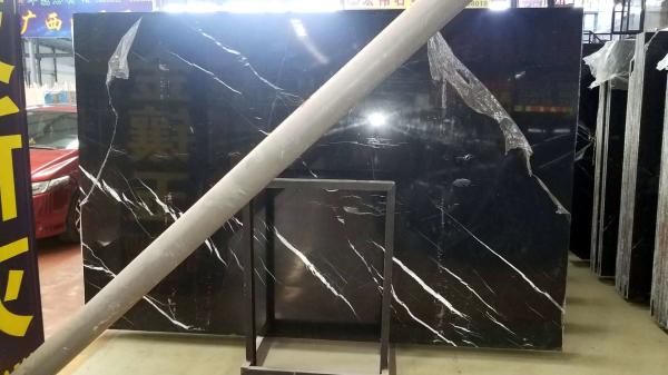 Buy cheap Nero Margiua Natural Marble Tile And Marble Slab Bathroom Wall Covering from wholesalers