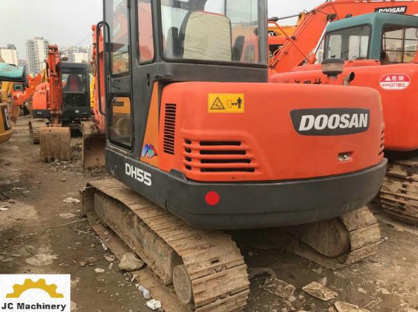 Buy cheap 0.25M3 Bukcet Used Compact Excavators , DH55 Doosan 5 Ton Excavator 2012 Year from wholesalers