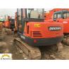 Buy cheap 0.25M3 Bukcet Used Compact Excavators , DH55 Doosan 5 Ton Excavator 2012 Year from wholesalers