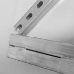 62mm×41mm CE Stainless Steel Strut C Channel SS400 Metal Building steel purlins