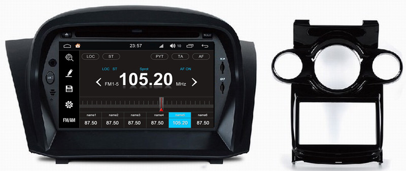 Ouchuangbo car audio gps navi bluetooth 200 platform android 8.0 for Ford Fiesta 2014 support SWC AUX wifi HD video