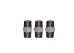 Long Short Natural Gas Pipe Fittings , Black Iron Pipe Nipple Casting Technics