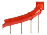 Exciting Barrel Sled Fiberglass Water Park Slide For Teenager