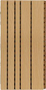 Wholesale Artistic Grooved Acoustic Panels , MDF Sound Absorbing Wall Panels Modern Design from china suppliers