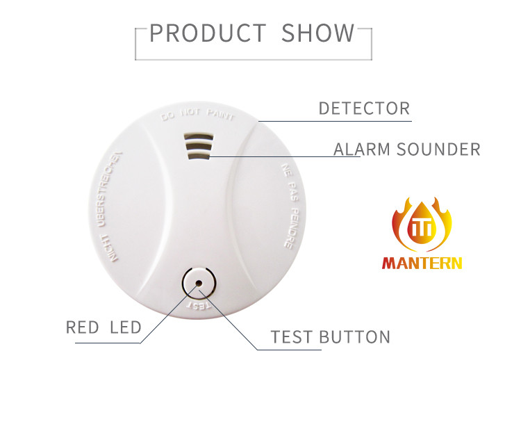SMT Design Photoelectric Fire Alarms Smoke Detectors Automatic Detection