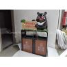 Buy cheap Public Shopping Centre Decorations Dustbin With Black Bear Statue from wholesalers