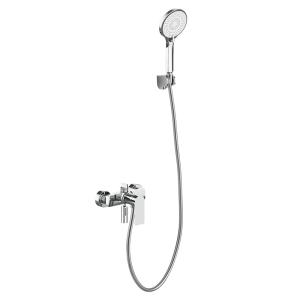 Wholesale Polished Hand Shower Mixer Set With Faucet Wall Mounted Rain Shower Set from china suppliers