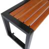 Buy cheap ISO14001 Approved Teak Wooden Bench Seat Outdoor from wholesalers
