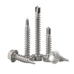 Carbon Steel Self Drilling Screw ST3.5 ST4.2 Hex Washer Head Screw