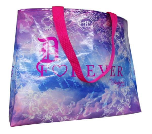 Buy cheap Custom Printed Non Woven Carry Bag Shining Coated Pink Handle For Shopping from wholesalers