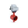 Buy cheap cast iron electric actuated butterfly valves from wholesalers
