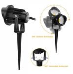 Pathway 5W Solar Powered LED Lights , Warm White Outdoor Landscape Lights