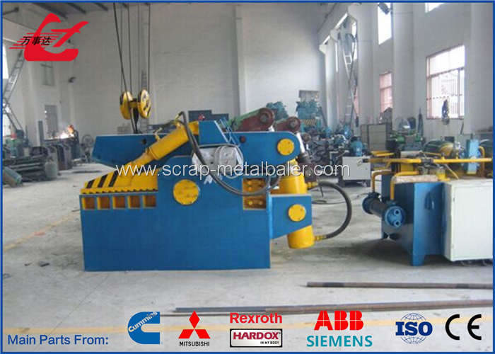 Waste Steel Aluminum Profile Scrap Cutting Machine , Angle Iron Cutting Machine With Manual Feeding