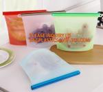 Reusable Silicone Food Storage Bag Washable Silicone Fresh Bag for Fruits