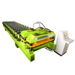 High Quality 1100 Glazed Roof Tile Roll Forming Machine Step Tile Roofing Sheet