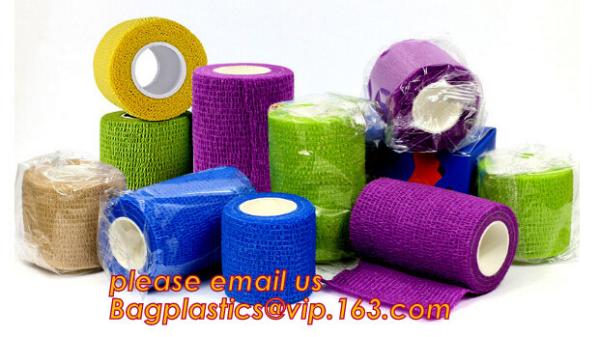 Buy cheap Cohesive Bandage selling well medical production bule high elastic adhesive wound bandage different size,MEDICAL, BANG from wholesalers