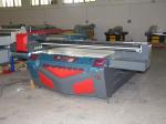 Flatbed Piezoelectric UV Curable Inkjet Printer for Plastic Sheet / Flexible