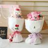 Buy cheap Doll Bouquet Cute Plush Bunny Doll Bouquet Christmas Holiday Gift Finished Fabric Bouquet from wholesalers