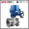 Buy cheap 150-300lb API ANSI 10K-20K Flange Stainless Steel Pneumatic Actuator Flanged Ball Valve from wholesalers