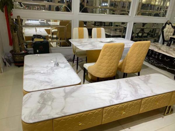 Buy cheap No Cracks Marble Top Tea Table , Italian Style Design Quartz Top Coffee Table from wholesalers