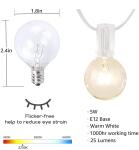 G40 52ft Garden Decoration Lights