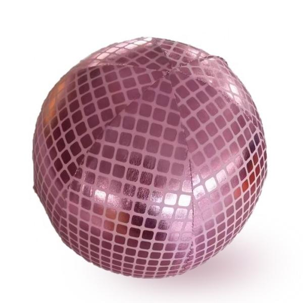 Silver Disco Pillow Inflatable Christmas Ball Balloon with Polyester Skin PVC