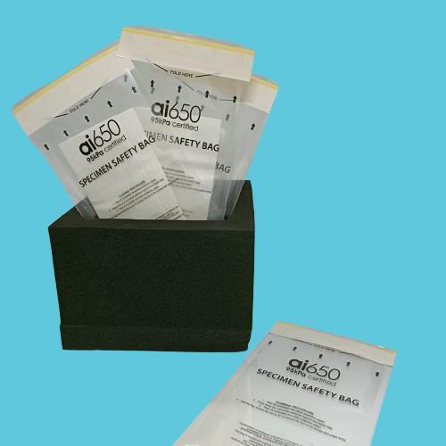Buy cheap 95kpa Medical Grade LDPE Medicine Specimen Bag Safety Sealing Waterproof Packing Zip Lock Drug Sample Biohazard Package from wholesalers