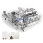 Linear Three Row Flowmeter Type Filling Machine For Pharmaceutical Reagents