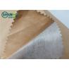Buy cheap Two Layers Lightweight Fusible Interfacing Non Woven Brown Kraft Paper Lining Roll from wholesalers