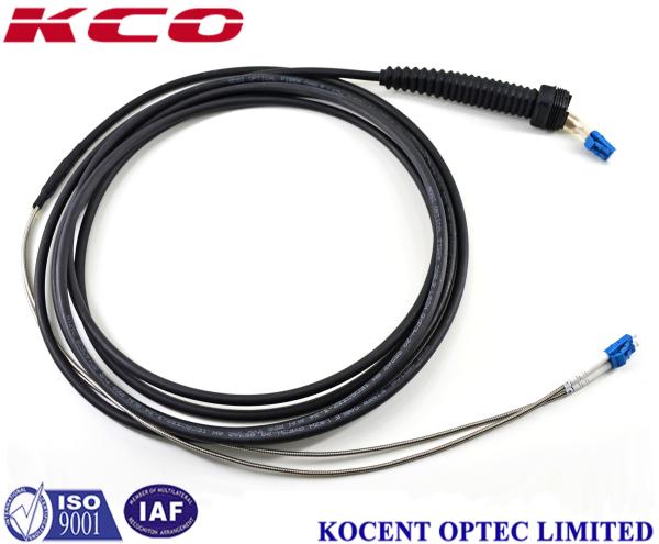 Buy cheap Armored Fiber Optic Patch Cord 2 Cores SM MM OM3 OM4 CPRI DLC Patch Cable from wholesalers