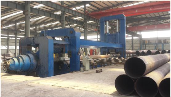 Plate Pipe Rolling Hydraulic Shearing Machine φ610-1600 mm 4000 mm/min