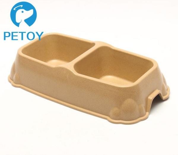 Buy cheap Commercial Double Bamboo Dog Feeder Customized Size Long Service Life from wholesalers
