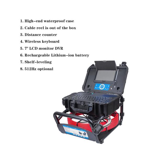 Buy cheap Weatherproof 23mm Head 120° Industrial Endoscope Camera With Keyboard from wholesalers