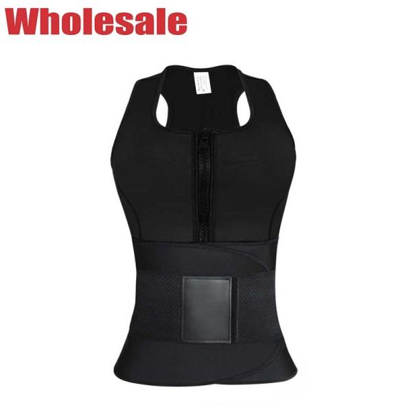 Buy cheap Black XS-3XL Workout Waist Trainer Vest For Women from wholesalers
