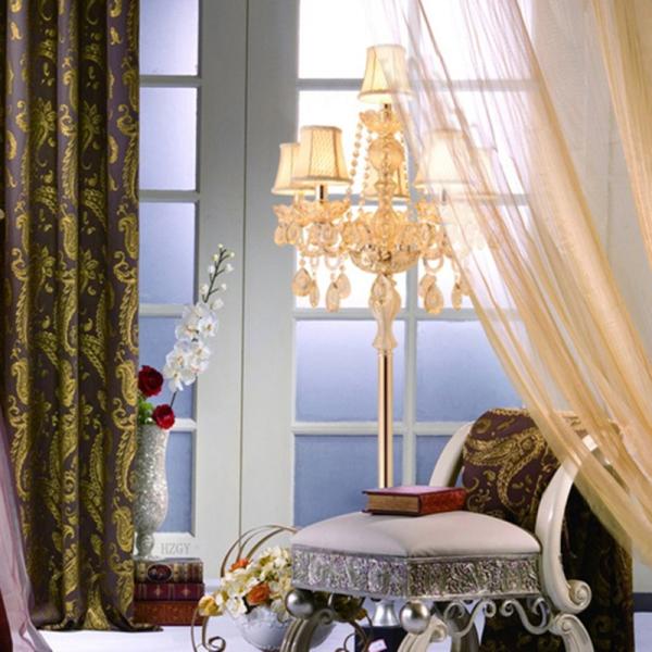 Buy cheap European floor lamps living room bedroom study wedding luxury crystal Floor lamp(WH-MFL-83) from wholesalers