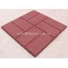 Buy cheap Multi-color rubber pavers Smooth embossed Surface , crumb rubber tile flooring from wholesalers