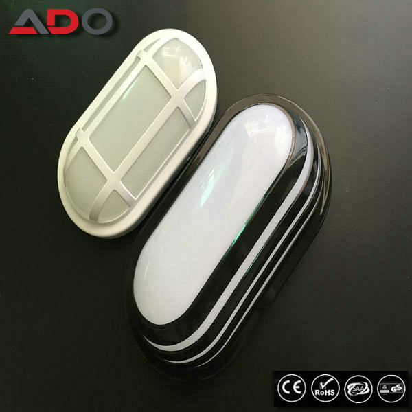 IK09 Oval White Aluminum 24W PP 2400LM LED Bulkhead Lamp