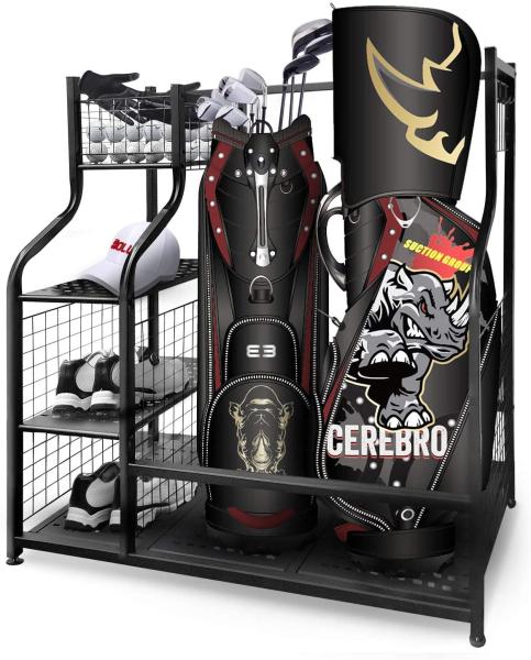 Buy cheap 4 Removable Hooks Extra Large Golf Bag Organizer For Clubs from wholesalers