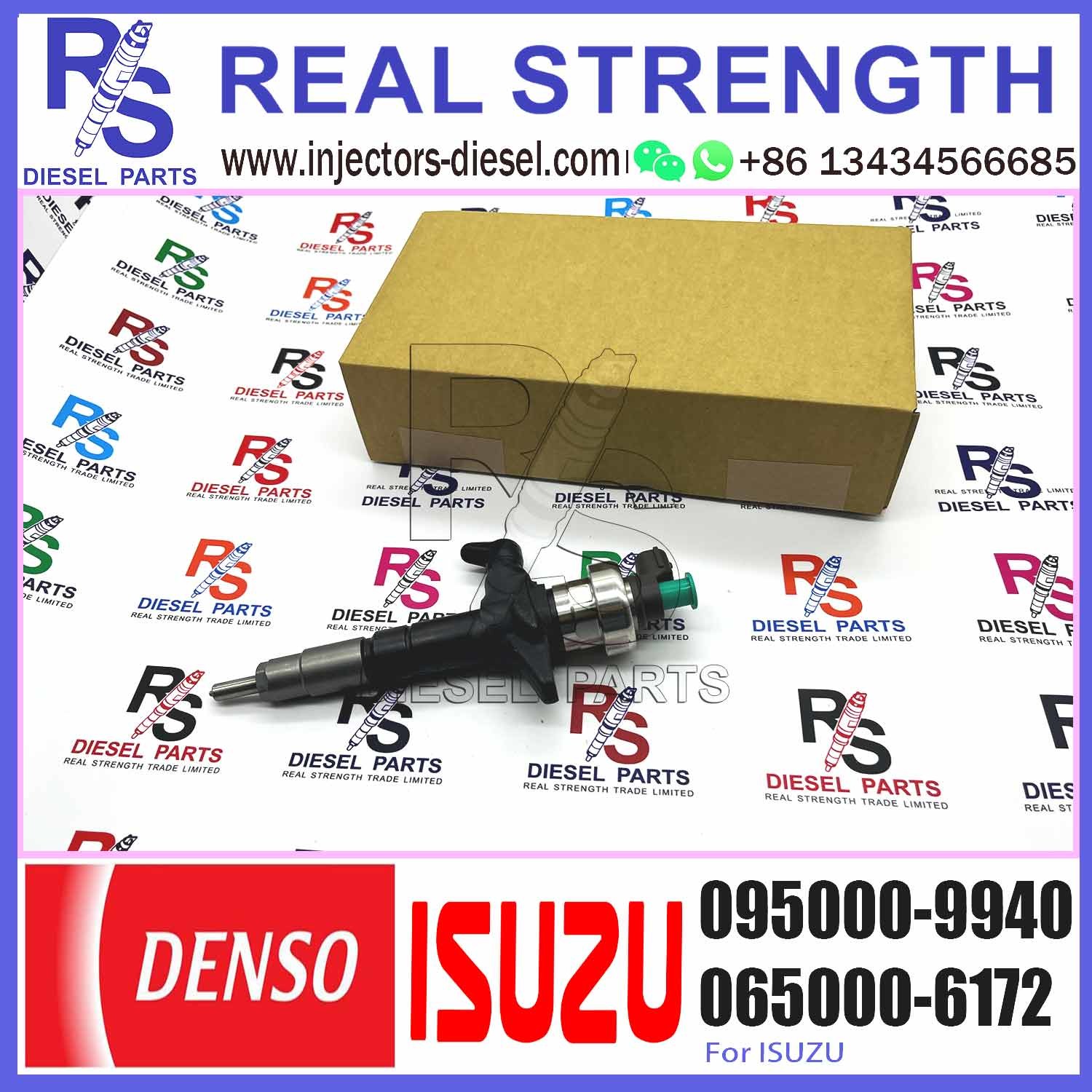 Diesel Engine Parts common rail fuel Injector 095000-8370 8-98119228-1 095000-9940 for Toyota Series