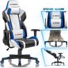 Buy cheap White PU Leather Racing Gaming Chair for Comfortable Gaming in Office/Home/Apartment from wholesalers